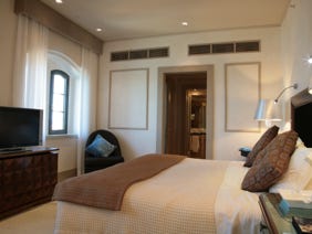 camera da letto suite presidenziale hotel molino Stucky