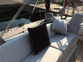 divanetto pozzetto barca a vela 