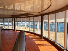 posa rulli perimetrali su nave da crociera 